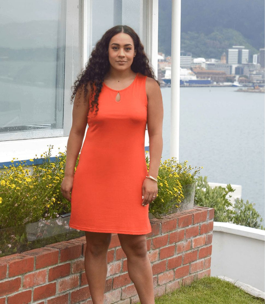 Silkspun Keyhole Dress