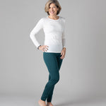 Silkspun Legliner in Deep Sea green