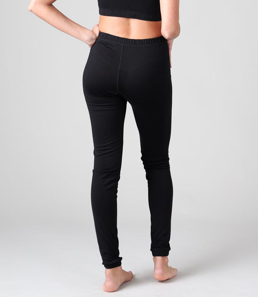 Silkbody Women's Silkspun Legliner in Black rear view