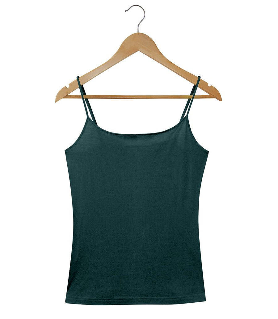 Women's Silkspun Long Camisole in Deep Sea