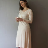 Women's Silkspun Nightgown in Natural White
