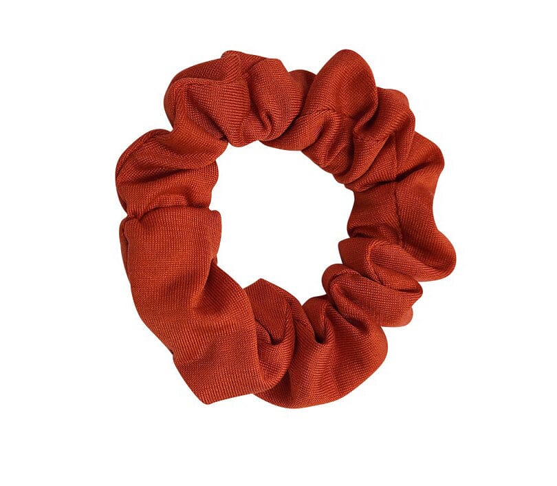 Silkspun Scrunchie in Orange Blaze