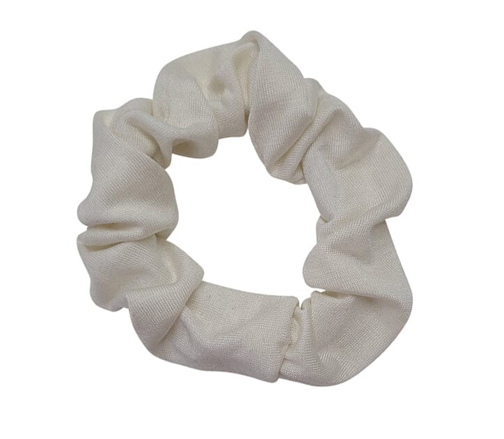Silkspun Scrunchie in Natural White