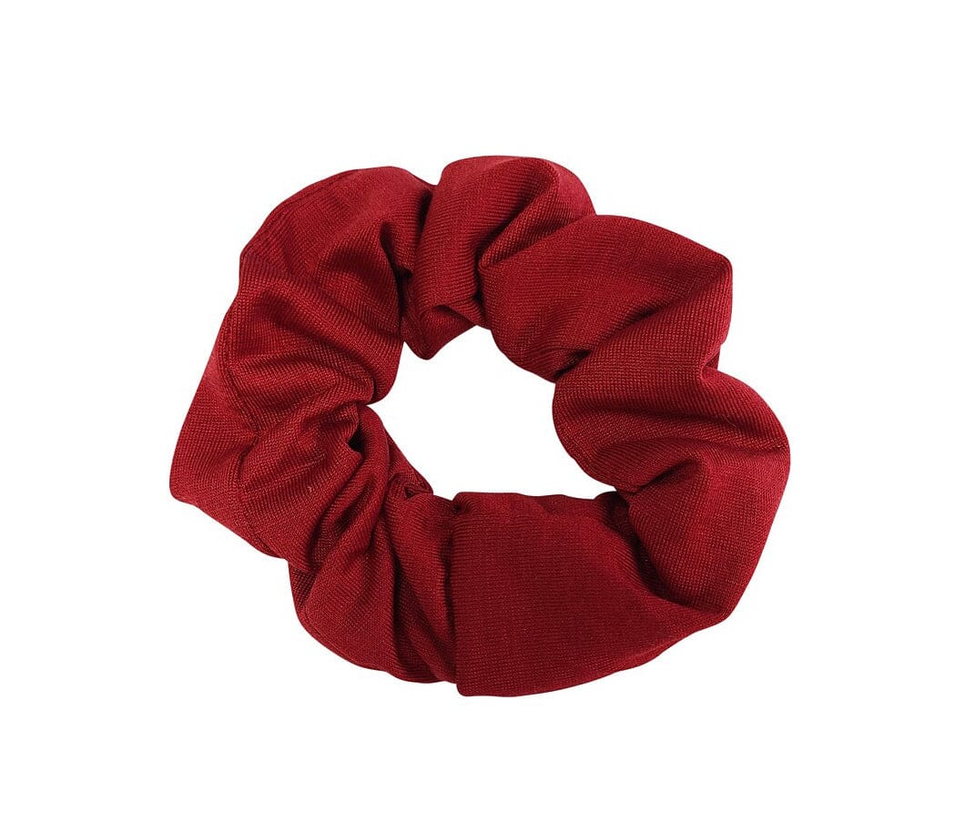Silkspun Scrunchie in Sunset Red