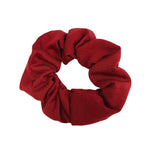 Silkspun Scrunchie in Sunset Red