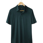 Men's Silkspun Short Sleeve Polo Shirt in Deep Sea Green