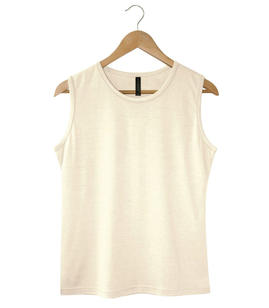 Silkspun Sleeveless Crew