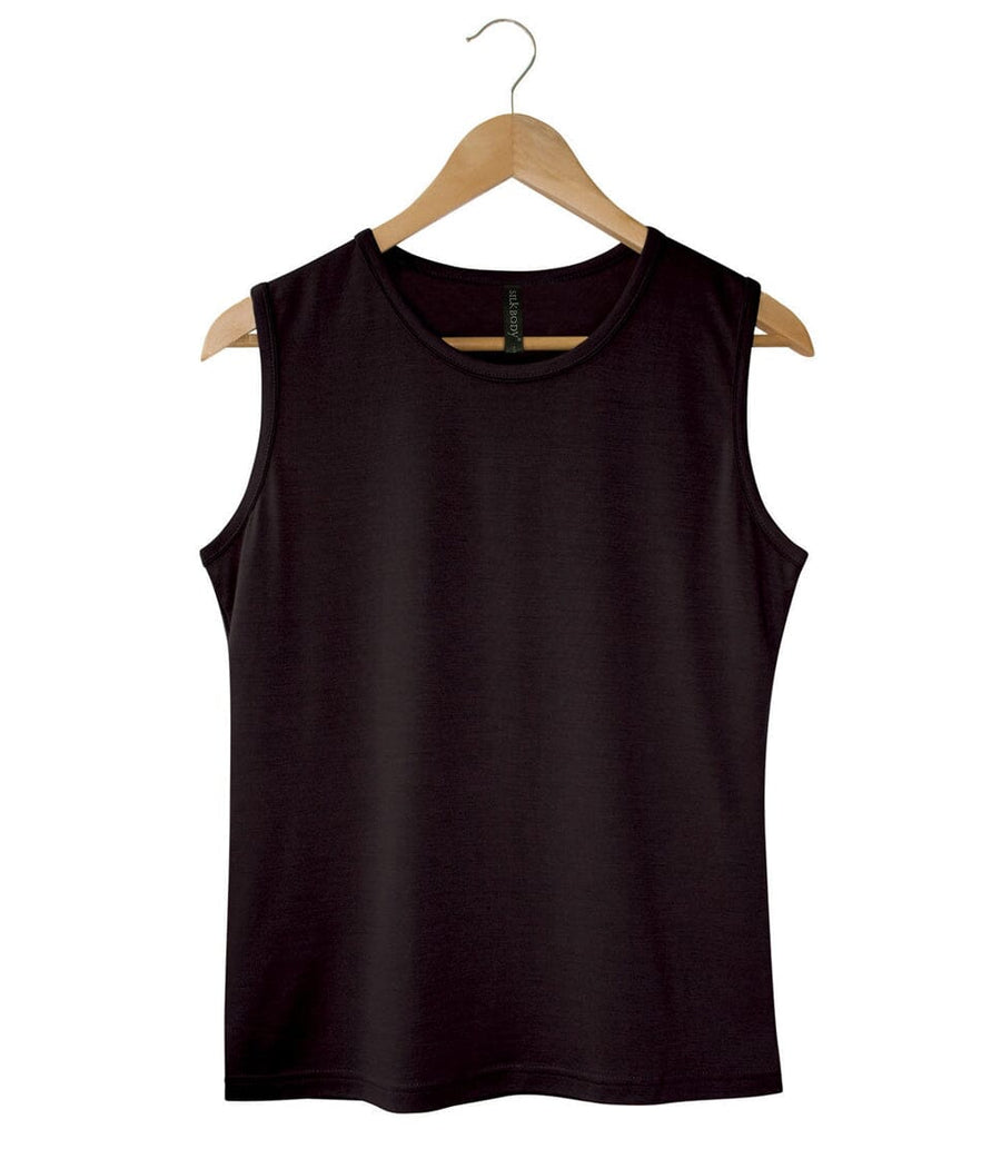 Silkspun Sleeveless Crew