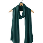 Silkspun Wrap Scarf in Deep Sea Green