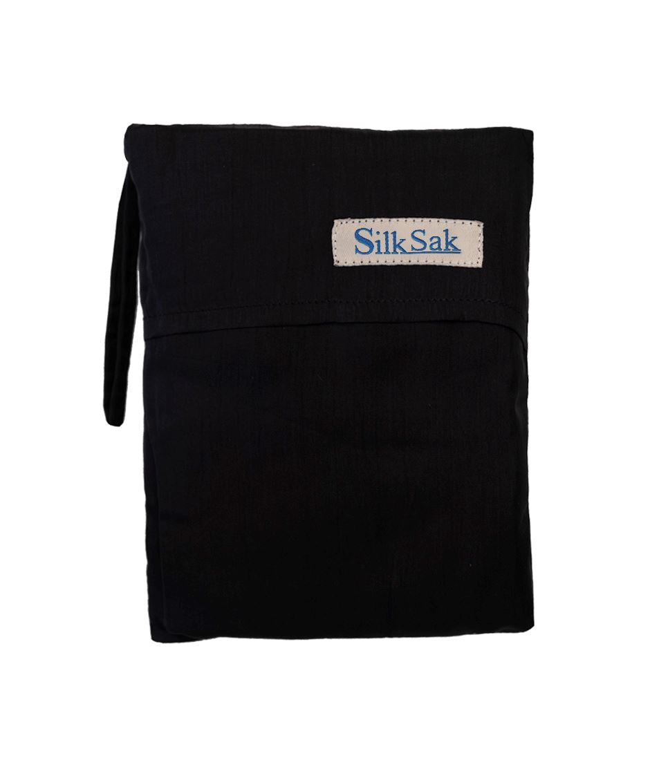 Standard 100% Silk Silksak in Black