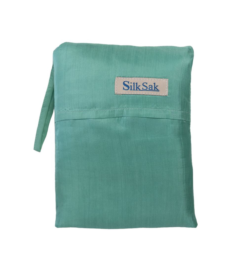 Standard 100% Silk Silksak in Light Green
