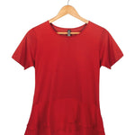 Women's Silkspun Judy Top in Sunset Red 