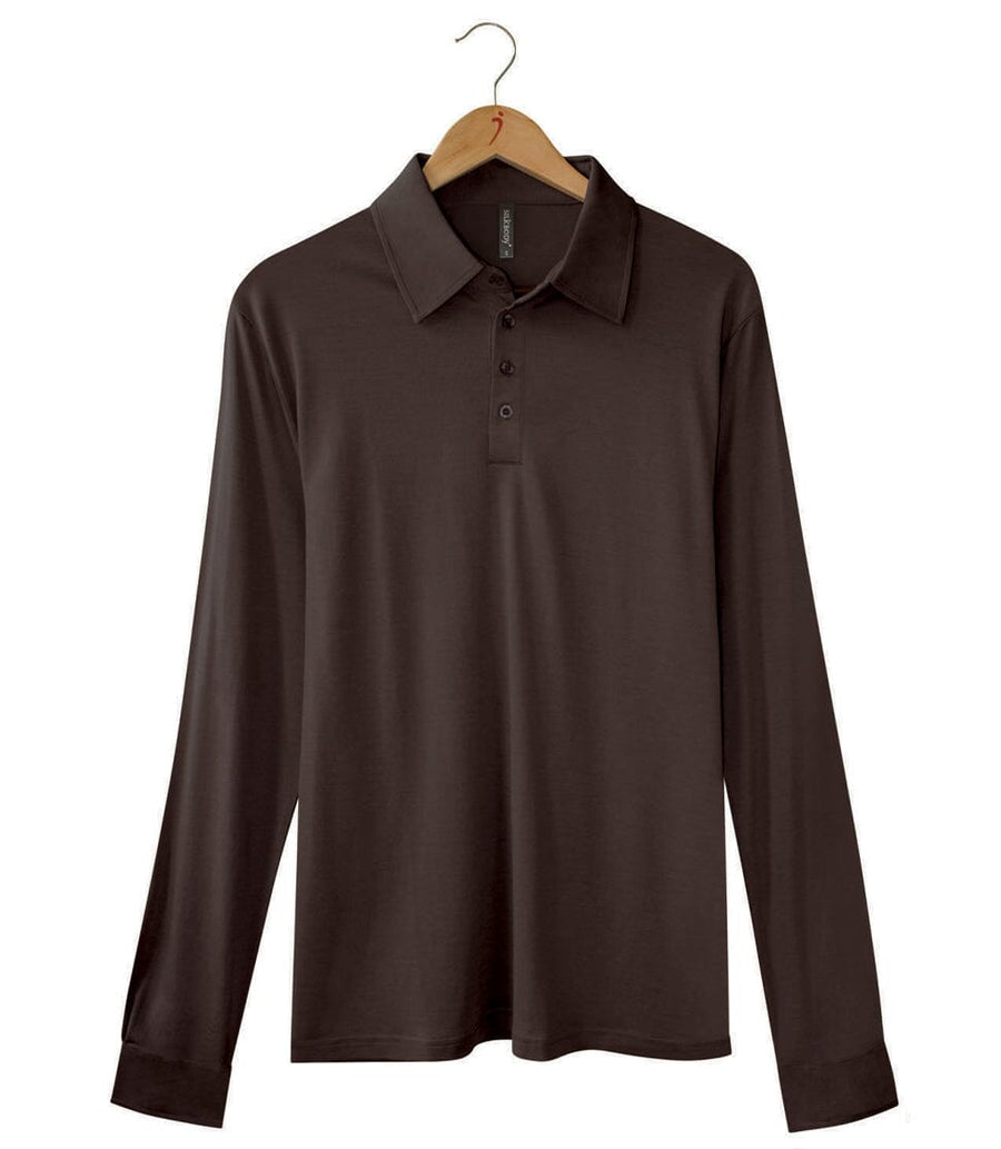 Long Sleeve Polo Shirt for Men (Clearance)