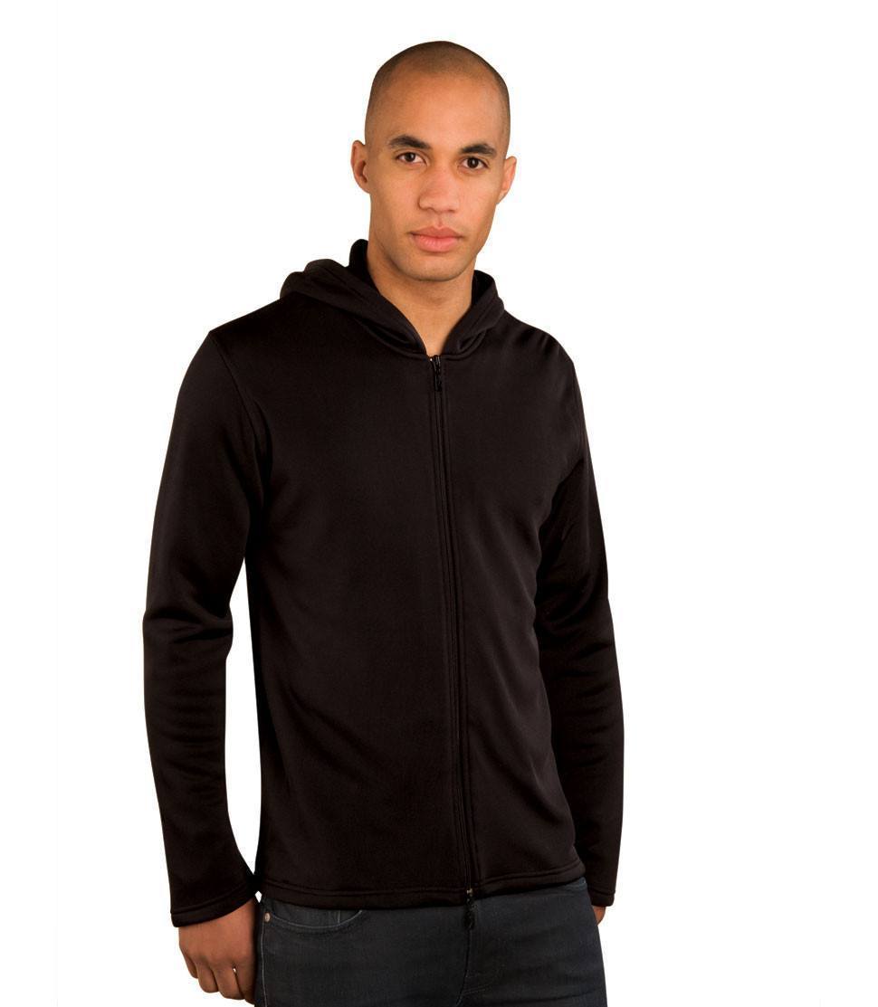 Men's Silkfleece Full Zip Hoodie in Black