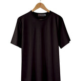 Men's Silkspun Short Sleeve Crew in Black