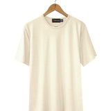 Men's Silkspun Short Sleeve Crew in Natural White