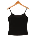  Women's 100% Pure Silk Camisole in Black