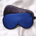  Silk Living 100% Pure Silk Eye Masks in Storm and Navy