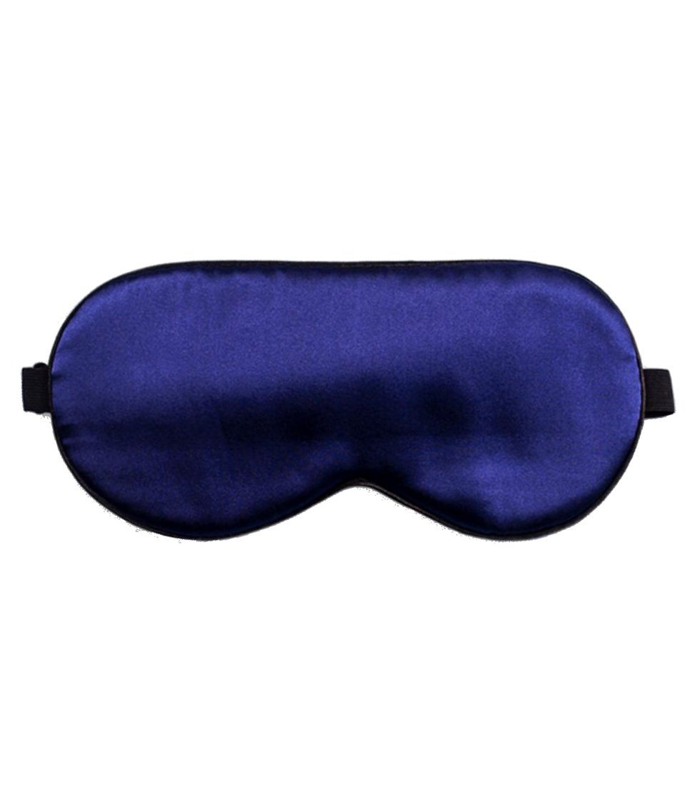 100% Pure Silk Eye Mask in Navy