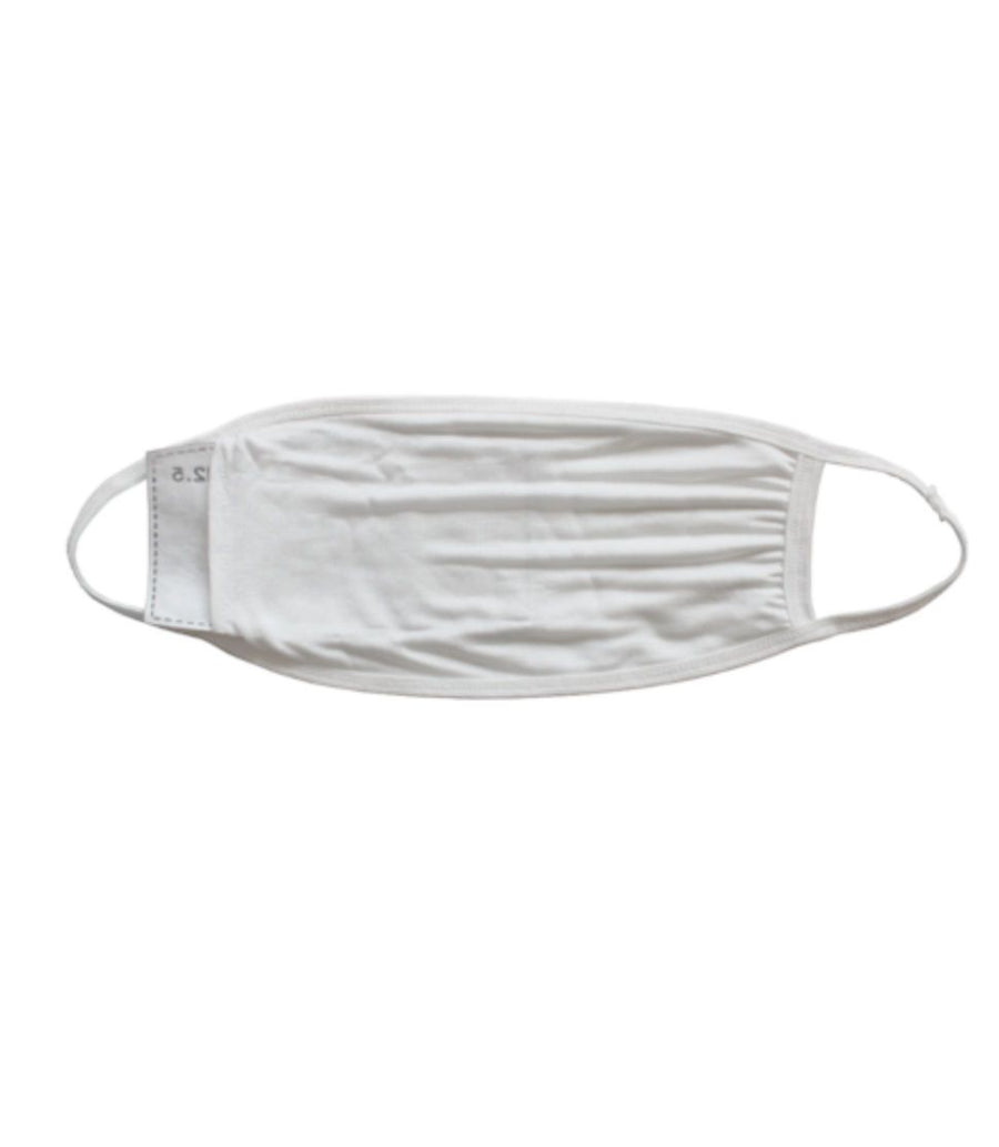 Puresilk Face Mask with filter in Natural White