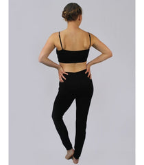 Silkbody Women's 100% Pure Silk Legliner in Black
