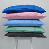  Pure Silk Parachute Pillowcases in Prussian Blue, Pink, Light Blue, Light Green and Black