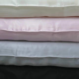 100% Pure Silk Standard Pillowcases in Ivory, Pink Mist, Silver and Black