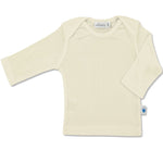 100% Pure Silk Baby Long Sleeve Underwear in White