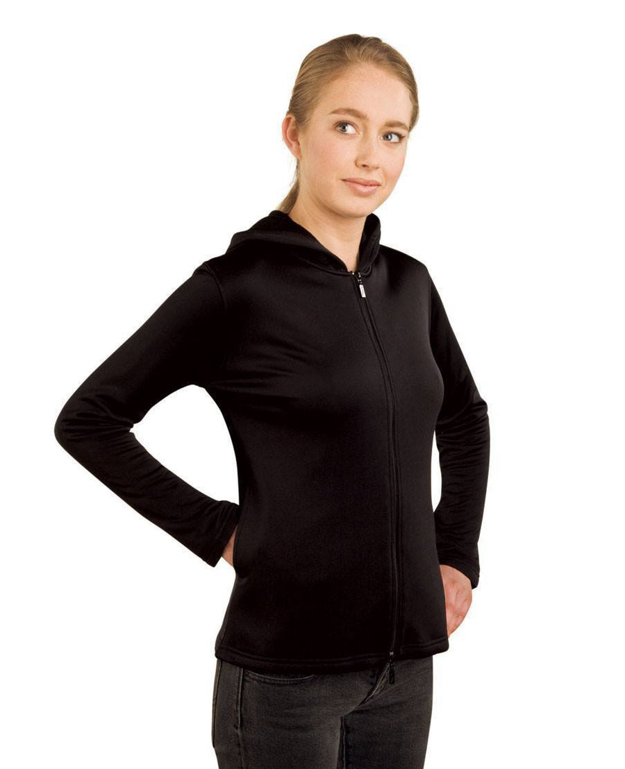 Women's Silkfleece Full Zip Hoodie in Black
