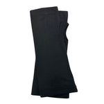 Silkspun Fingerless Mittens in Black