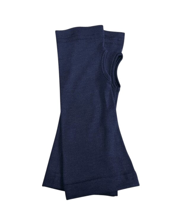 Silkspun Fingerless Mittens in Navy