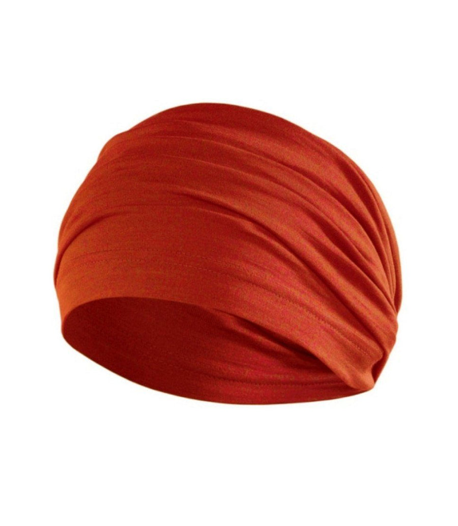  Silkspun Headwarmer in Orange Blaze