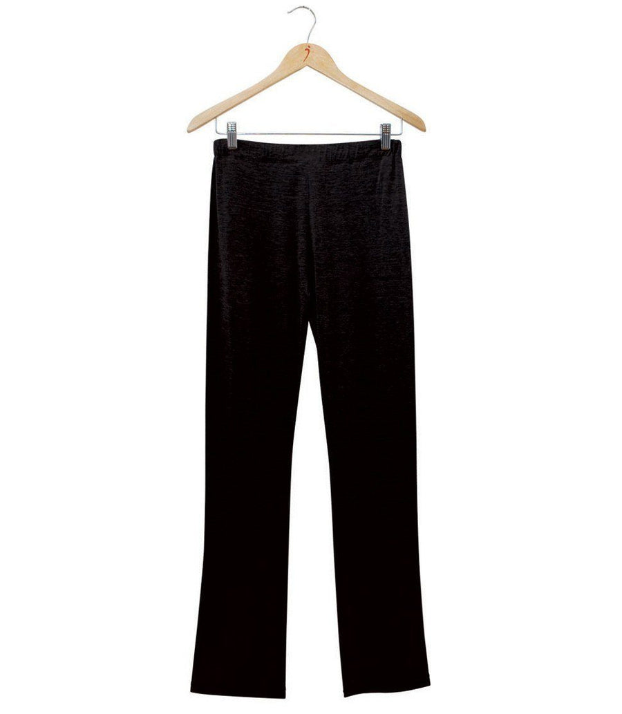 Women's Silkspun Long Yoga Pant in Black
