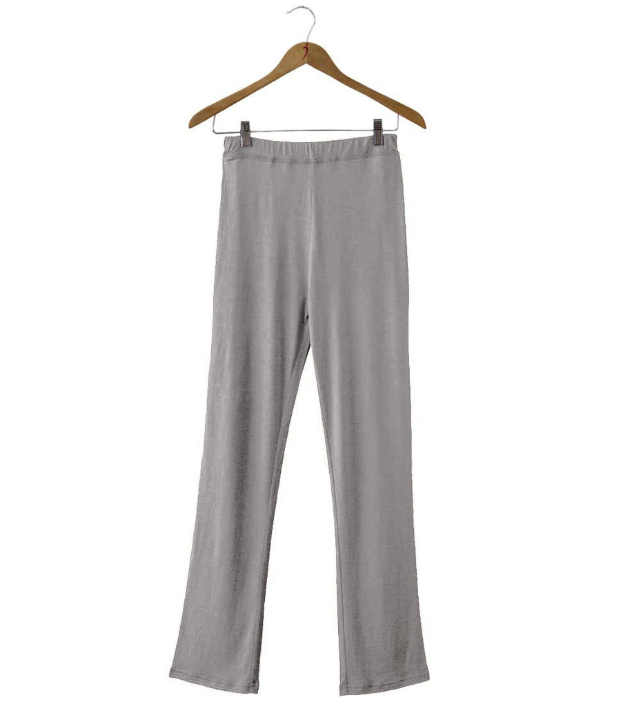 Women's Silkspun Long Yoga Pant in Perfect Grey