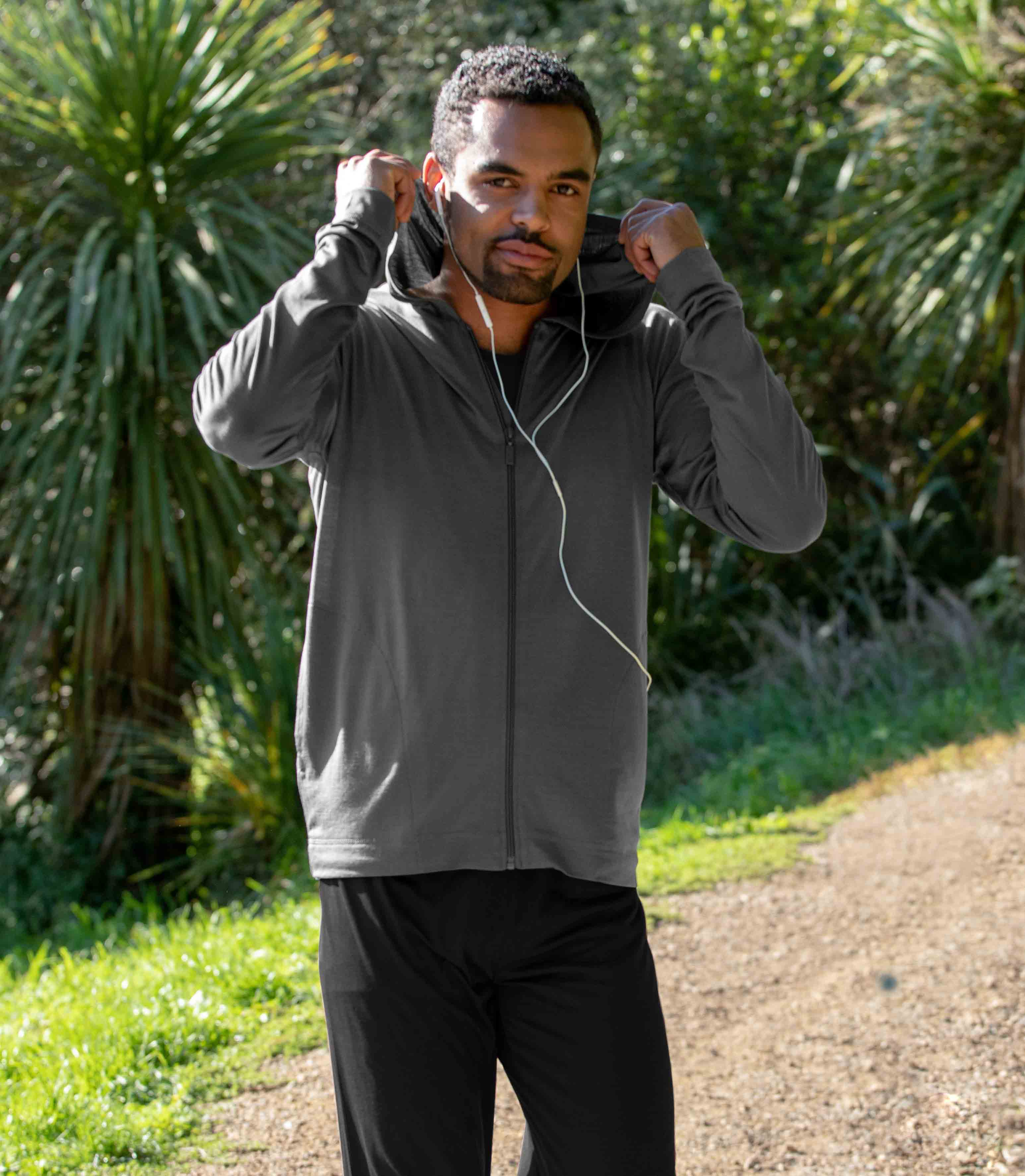 Men's Silkspun Hoodie in Perfect Grey