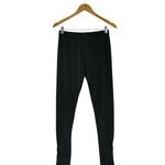 Women's Silkspun Pleated Leggings in Black