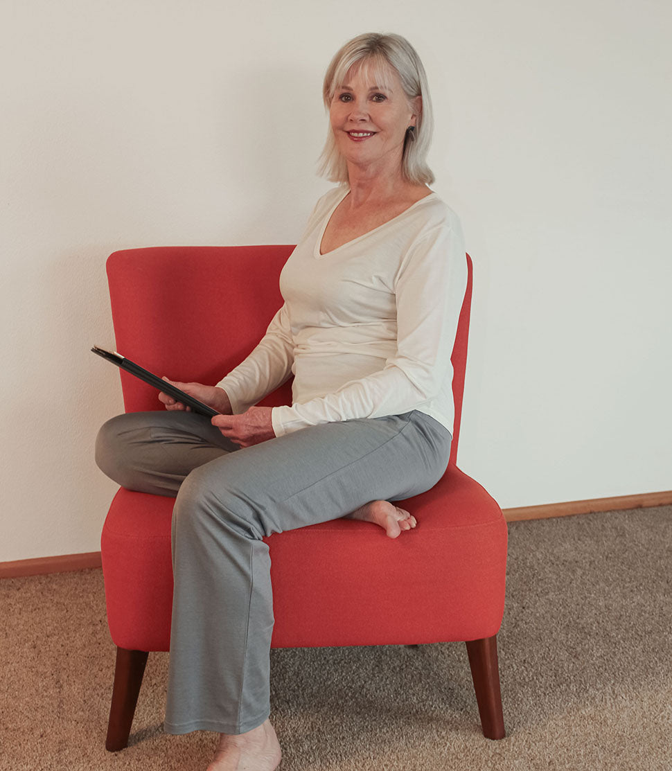 Silkspun Pyjama Pants in Perfect Grey 