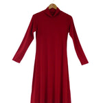 Women's Silkspun High Neck Rachel Dress in Sunset Red