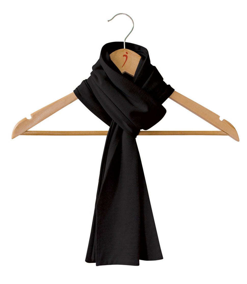 Silkspun Scarf in Black