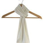 Silkspun Scarf in Natural White