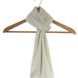 Silkspun Scarf in Natural White