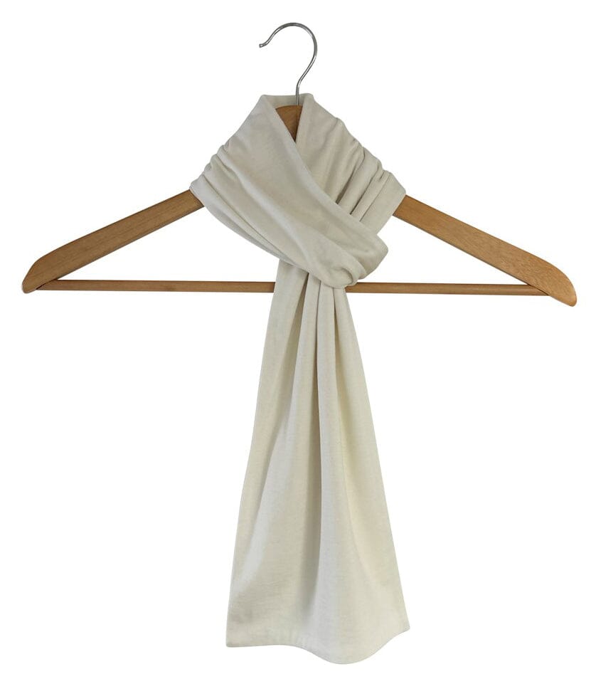 Silkspun Scarf in Natural White