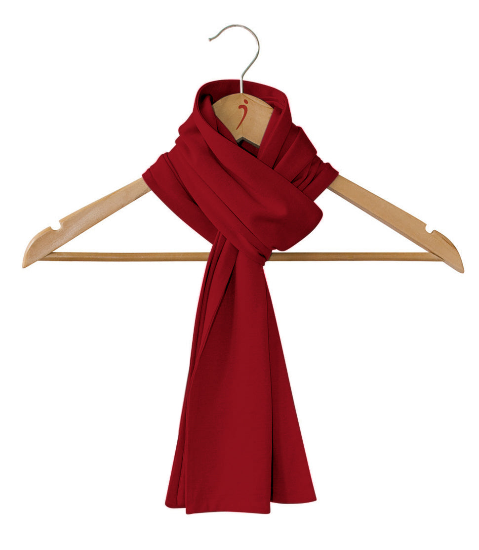 Silkspun Scarf in Sunset Red 