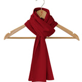 Silkspun Scarf in Sunset Red 