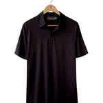 Men's Silkspun Short Sleeve Polo Shirt in Black