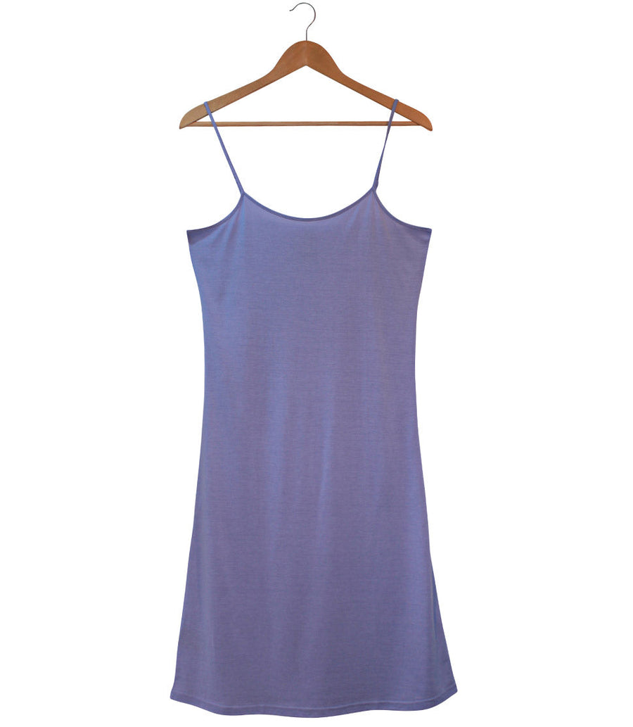 Women's Silkspun Slip Dress in Forget-Me-Not Blue