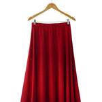 Women's Silkspun Swing Skirt in Sunset Red