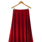 Women's Silkspun Swing Skirt in Sunset Red
