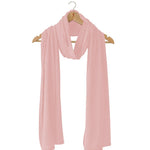 Silkspun Wrap Scarf in Shell Pink