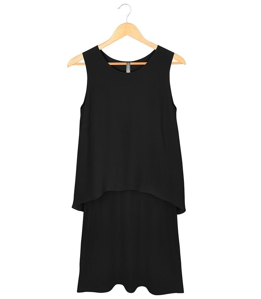 Women's Silkbody Talia Silk Dress in Black 